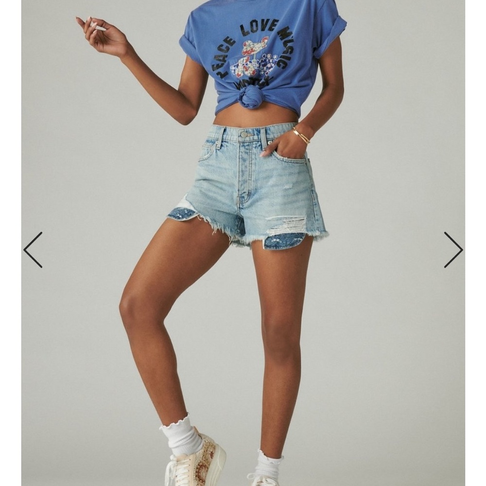 Lucky Brand Hi Rise mom short